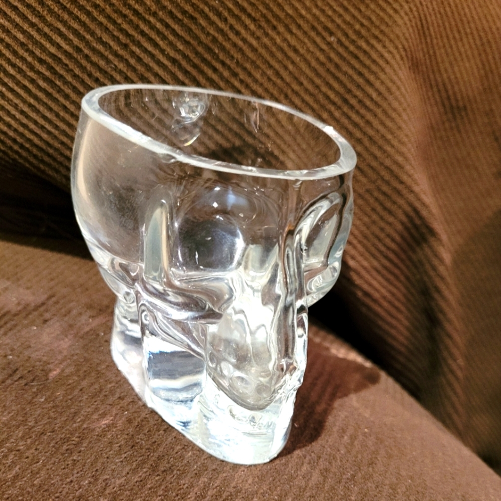 Oversized skull shot glasses